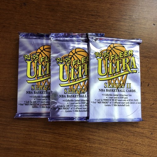 8x 1992-1994 Fleer Ultra Basketball Jumbo Sealed Pack Lot - Picture 6 of 6
