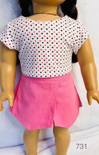 Skort & Top to fit 18" doll like American Girl - Picture 8 of 13
