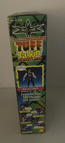 Figura de acción Macho Man Randy Savage WCW Tuff Talkin Wrestlers Toybiz 1999 WWE - Imagen 5 de 12