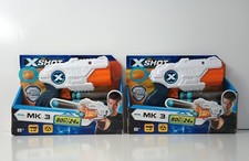 Zuru X Shot MK3 Guns 2 Foam Darts 12 Each XShot Toy Age 8 2017 New