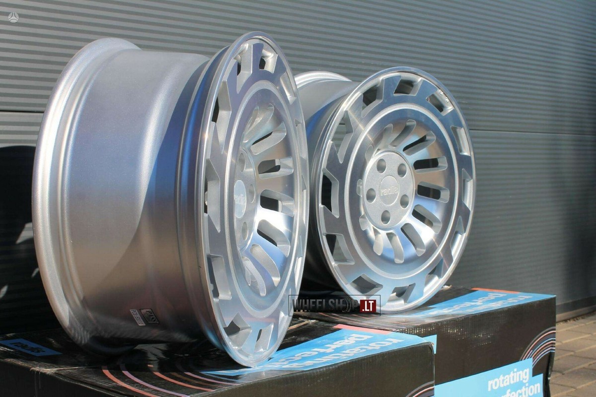 RADI8 R8t12 R18 5x112 4x18 inch alloy wheels Matt silver polished