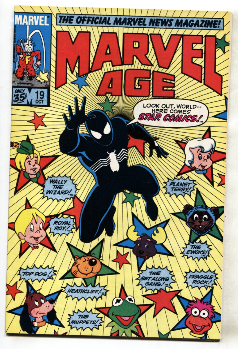 アメイジング・スパイダーマンBLACK COSTUME COMIC Ver. Marvel Age #19 1st appearance of Black Costume -Amazing Spider-Man
