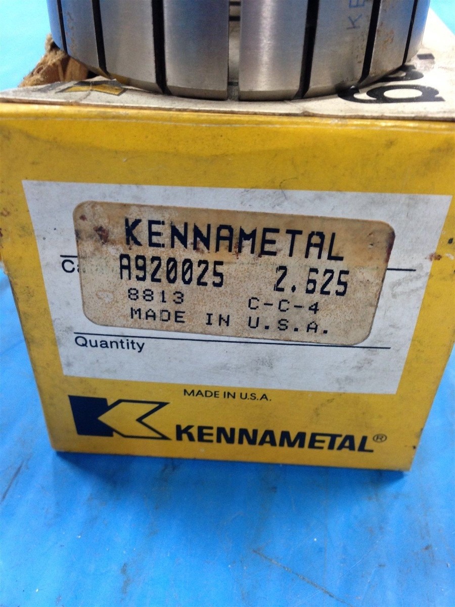 メンテナンス KENNAL 25A03R040A25ED10-200 3 NEW 1 USED KENNAMETAL CNUX6674RRN KCP40B TiN COATED