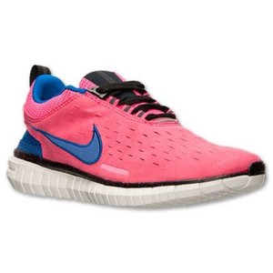 pink and blue nike trainers