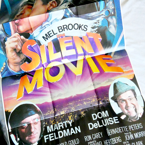 SILENT MOVIE Soundtrack LP Vinyl With Poster MEL BROOKS Dom Deluise - Picture 2 of 5