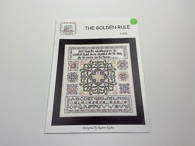 Rosewood Manor The Golden Rule Counted Cross Stitch Pattern Sampler