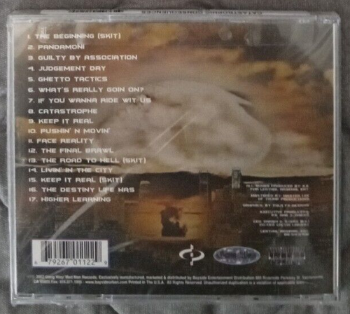 X-RAIDED presents K.G. - "CATASTROPHIC CONSEQUENCES" (RARE CALI G-FUNK) IRONIC - Picture 2 of 2