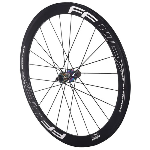 Juego de ruedas para bicicleta de carretera 700C cubierta ruedas de freno de disco bloqueo central buje de 8-11 velocidades - Imagen 11 de 15