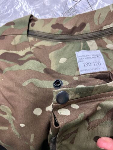 MTP CAMO ECBA FLAK VEST - Sizes Body Armour Vest , British Army Paintball NEW - Picture 10 of 11