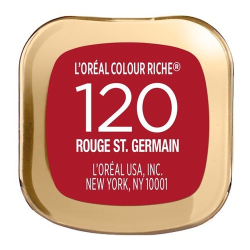 L'Oreal Colour Riche Lipstick #120 Rouge St Germain PARIS SATIN VIVID DEEP RED - Picture 7 of 9