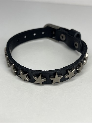 Lot of 5 Punk Rock Star Studded Faux Leather Black- Brand New Sealed - Picture 1 of 7