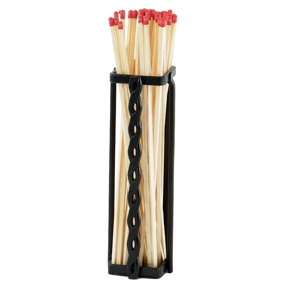 Twisted Rope Fireplace Match Holder, Graphite (MH-30) - Image 3 of 4