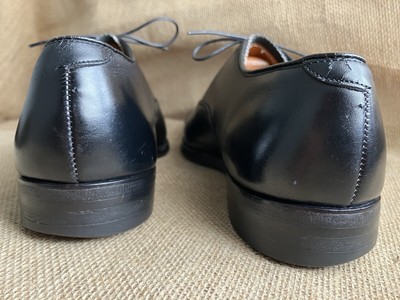 Calfskin Perforated Straight Tip Bal Shoe