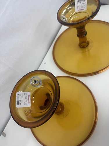 2er Set Arlington Design Bernstein Kuchenständer 10" und 12" Runde Platte - Bild 10 von 14
