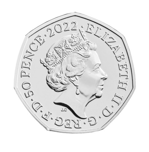 Moneda de Winnie the Pooh de 2022 con un valor facial de 50 peniques - Imagen 2 de 5