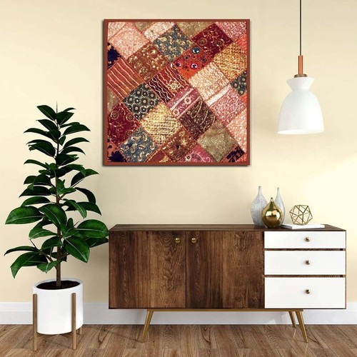 40' Dinning Room Wall Covering Tapestry Wall Hanging Patchwork Art Embroidery - Picture 6 of 15