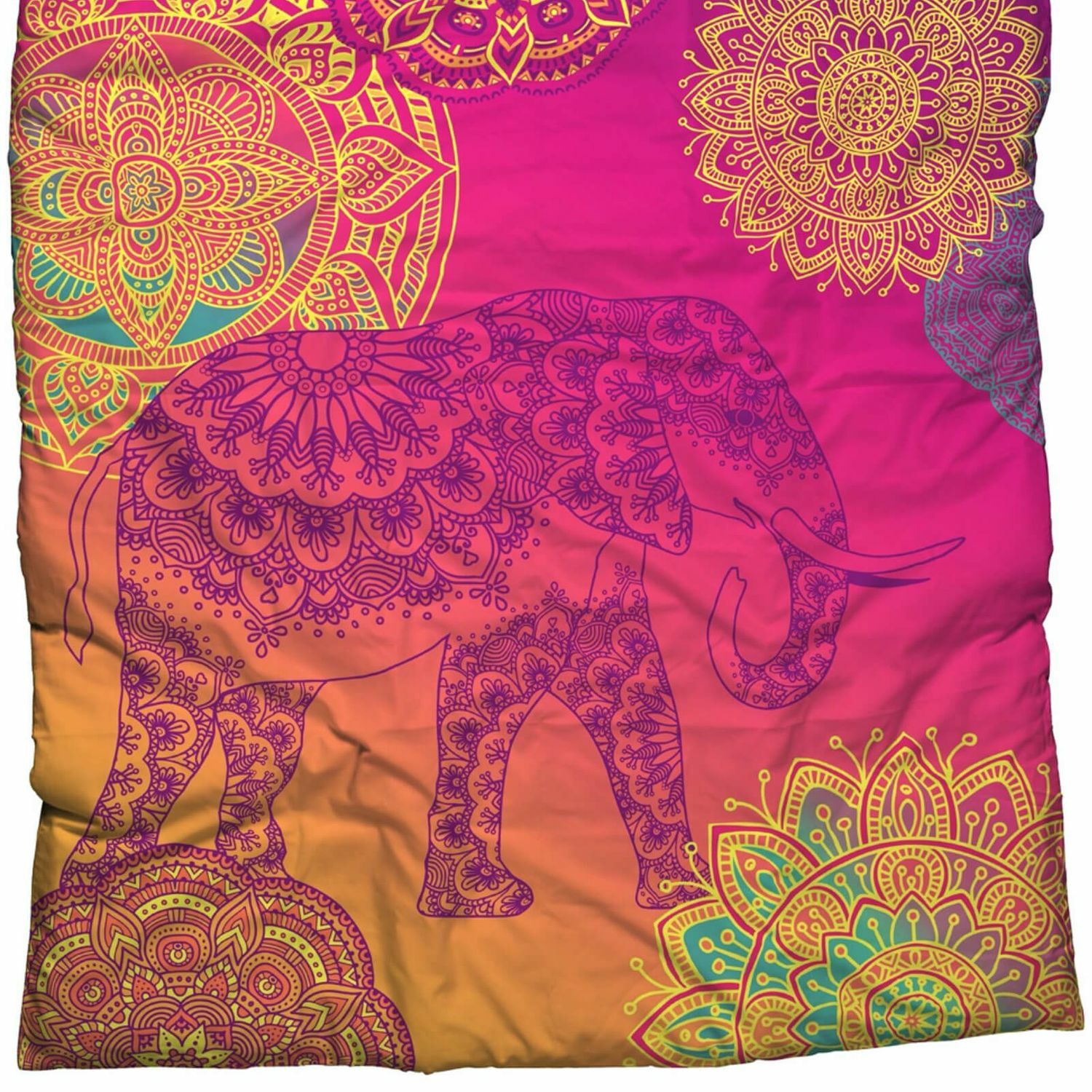 Sister S. Bettwäsche Set Noida Bunt Elefant Mandala orientalisch Ornamente