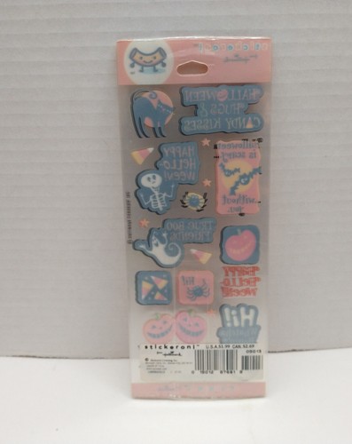 Halloween Sprüche Aufkleber 2 Bögen 1 Stück Punze Stickeroni Jack-o'-Laterne - Bild 4 von 4