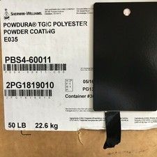 Sherwin Williams Black Powder Coat Paint - Semi Gloss New (1LB) Free Shipping