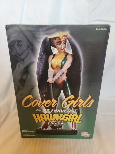 DC Direct HAWKGIRL COVER GIRL of UNIVERSE STATUE HUGHES NEW Maquette From BATMAN - Picture 7 of 10