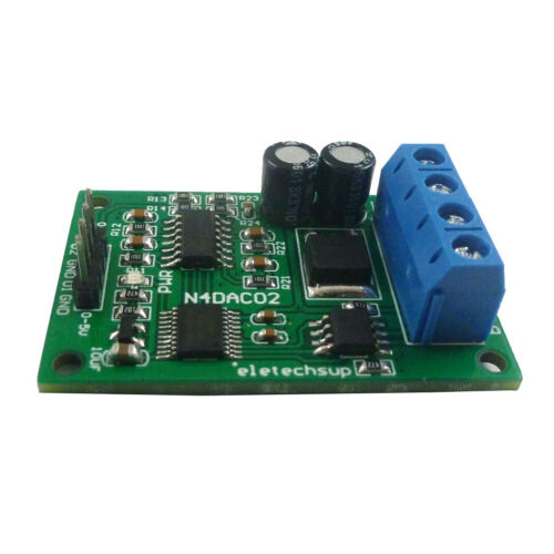 Modulo convertitore da DC 12V RS485 a DAC Modbus RTU 0-5V 0-10V Multimetro PLC - Foto 4 di 8