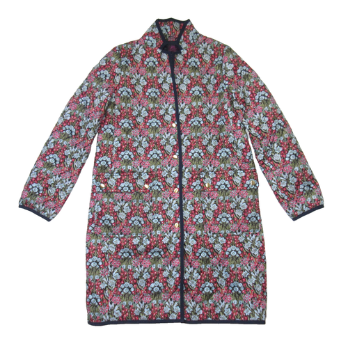 NWT J.Crew Liberty Floral Quilted Puffer Jacket in Mountain Primrose XS - Picture 2 of 10