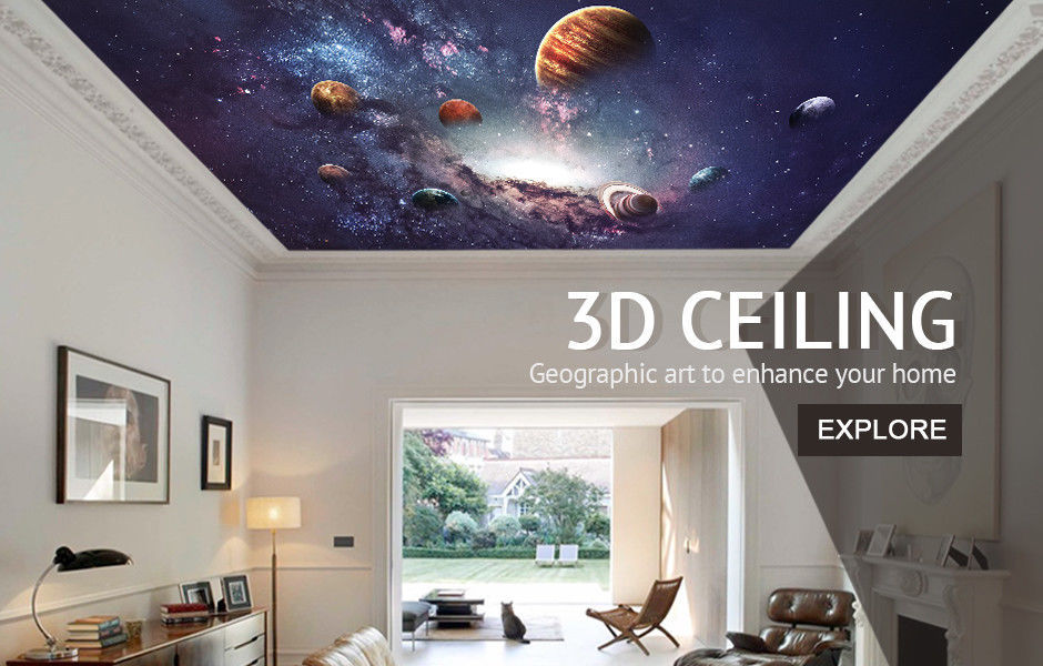 3D Purple Glass Square H81 Folia okienna Drukuj naklejkę Klej Witraże UV On Popularność sprzedaży wysyłkowej