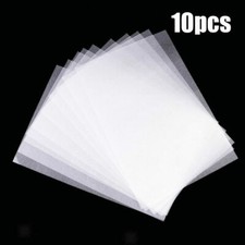 10Pcs Heat Shrink Paper Fine Polish Film Sheets DIY Jewelry Making Craft Rough