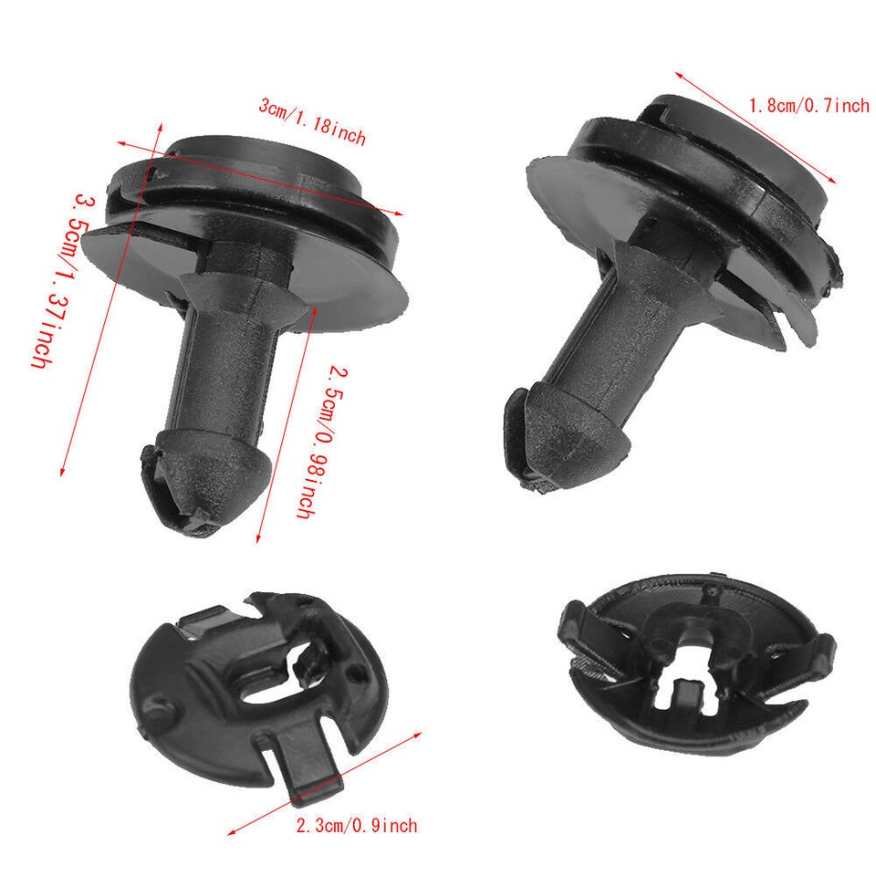 1/o - Finance (Pack Of 32) Front Air Deflector Retainer Clip - Foto 3