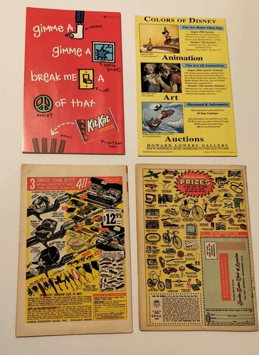 VTG 50s-90s Lot of 8 Whitman Disney Gold Key Comics Scrooge Donald Duck Woody - Picture 4 of 7