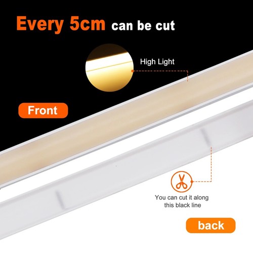 Waterproof COB LED Strip Light 24V Flexible LED Neon Light 480LEDs High Density - Picture 10 of 18