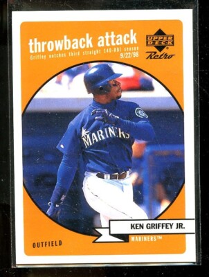 1999 UD THROWBACK ATTACK #T1 KEN GRIFFEY JR MARINERS MINT E018395
