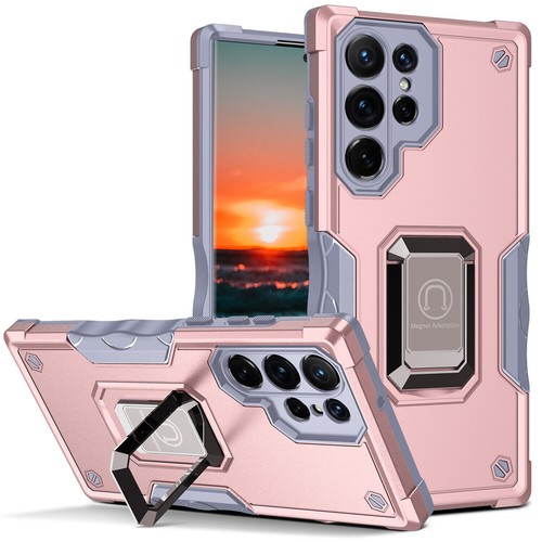 Luxury Armor Magnetic Ring Stand Cover Case For A14 5G A53 A73 A12 A34 A22 A54 - Picture 28 of 75