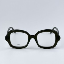 Loewe Men AUTHENTIC Eyeglasses Dark Green Demo Square LW50066I 096 BRAND NEW