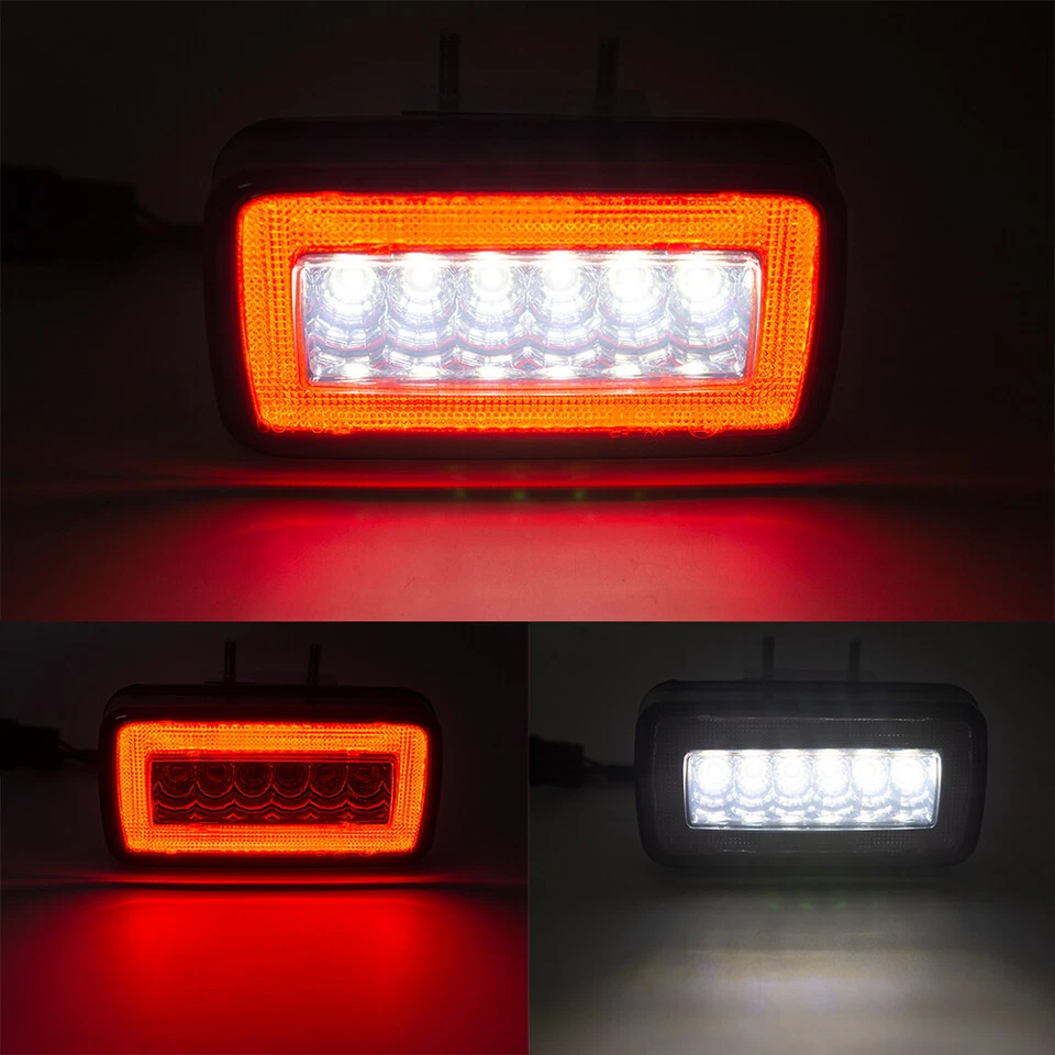 Luz trasera antiniebla trasera LED ahumada para Mercedes Benz W463G65 G63 G500 G550 AMG Foto 4 de 4