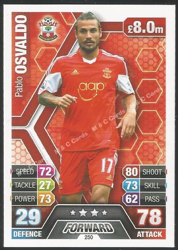 TARJETAS BASE Match Attax 2013/14 13/14 de la Premier League 2013/2014 topps 181-360 - Imagen 71 de 181