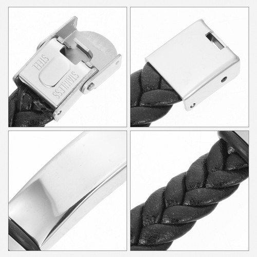 Man Braided Bracelet Boyfriend Bracelets Stainless Steel Man Bracelet - 第 5/12 張圖片