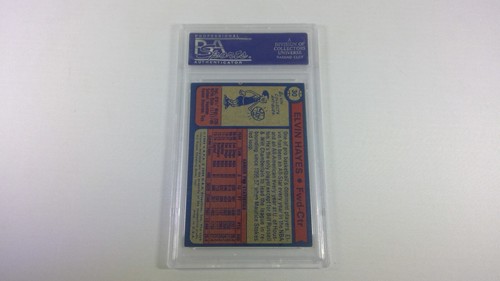 Tarjeta All Star Elvin Hayes 1974 Topps #30 con certificación PSA/ADN firmada a mano automática - Imagen 2 de 2