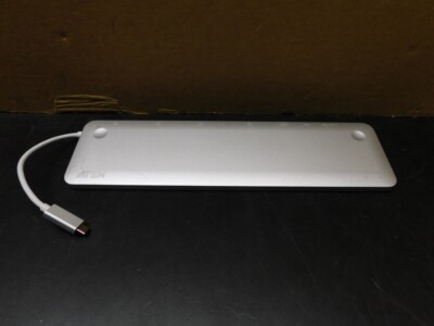 ATEN USB-C MultiPort Dock w/ Power Pass Through -- USB VGA SD HDMI -- UH3234