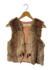 GOLDEN GOOSE GGDB Vest Size: XS Fur Brown