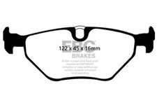 EBC DP31091C BRAKE PAD SET DISC BRAKE Rear