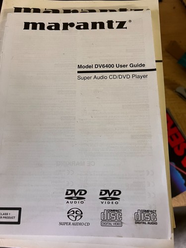 MARANTZ DV6400, MARANTZ DV-6400, MARANTZ DV - Imagen 1 de 2