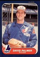 David Palmer #255 1986 Fleer