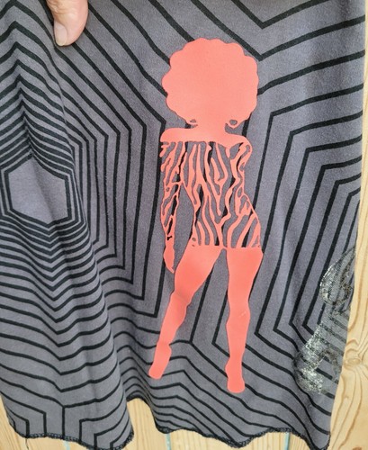 Desigual Long Sleeve Black and Red Abstract Design Dress - Size XL - Picture 7 of 7