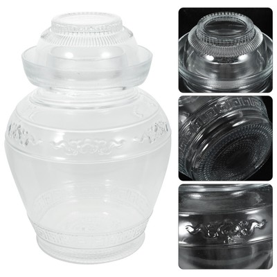 Glas Gärung Jar Gären Crock Gurke Jar Fermentierten Lebensmitteln Jar