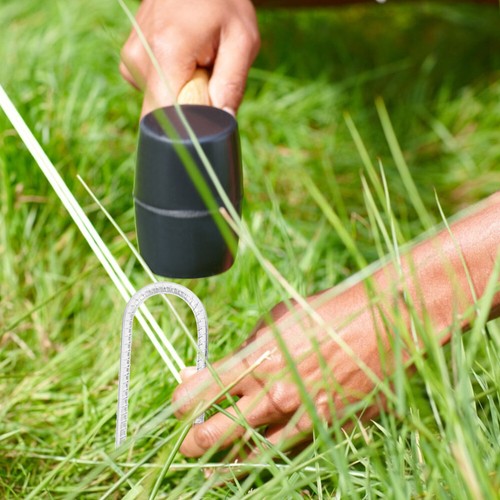 8 Pcs Gardening Anchor U-Nail Man Camping Tent Pegs Sand Ground Stakes - Picture 11 of 12