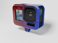 GoPro Hero 13 Black Protector  GoPro Mount 2 Color Pick From 10 Colors Choices
