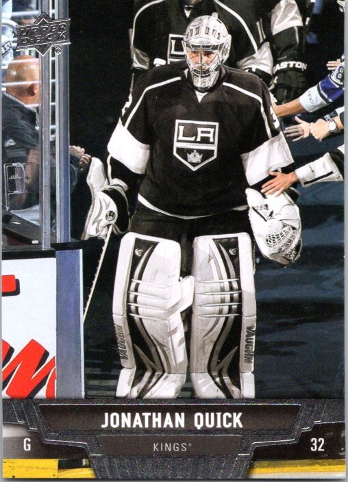 2013 UD Upper Deck Base #182 Jonathan Quick