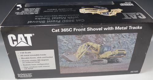 CAT 365C FRONT SHOVEL WITH METAL TRACKS NORSCOT MODELS DIE-CAST 1/50 SCALE NIB - Picture 5 of 5