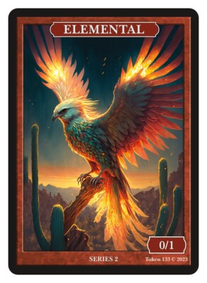 Elemental Token  Givememana Tokens Series 2 Magic the Gathering  MTG